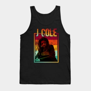 J Cole | retro poster Tank Top